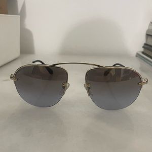 New Prada aviator sunglasses - never before used.